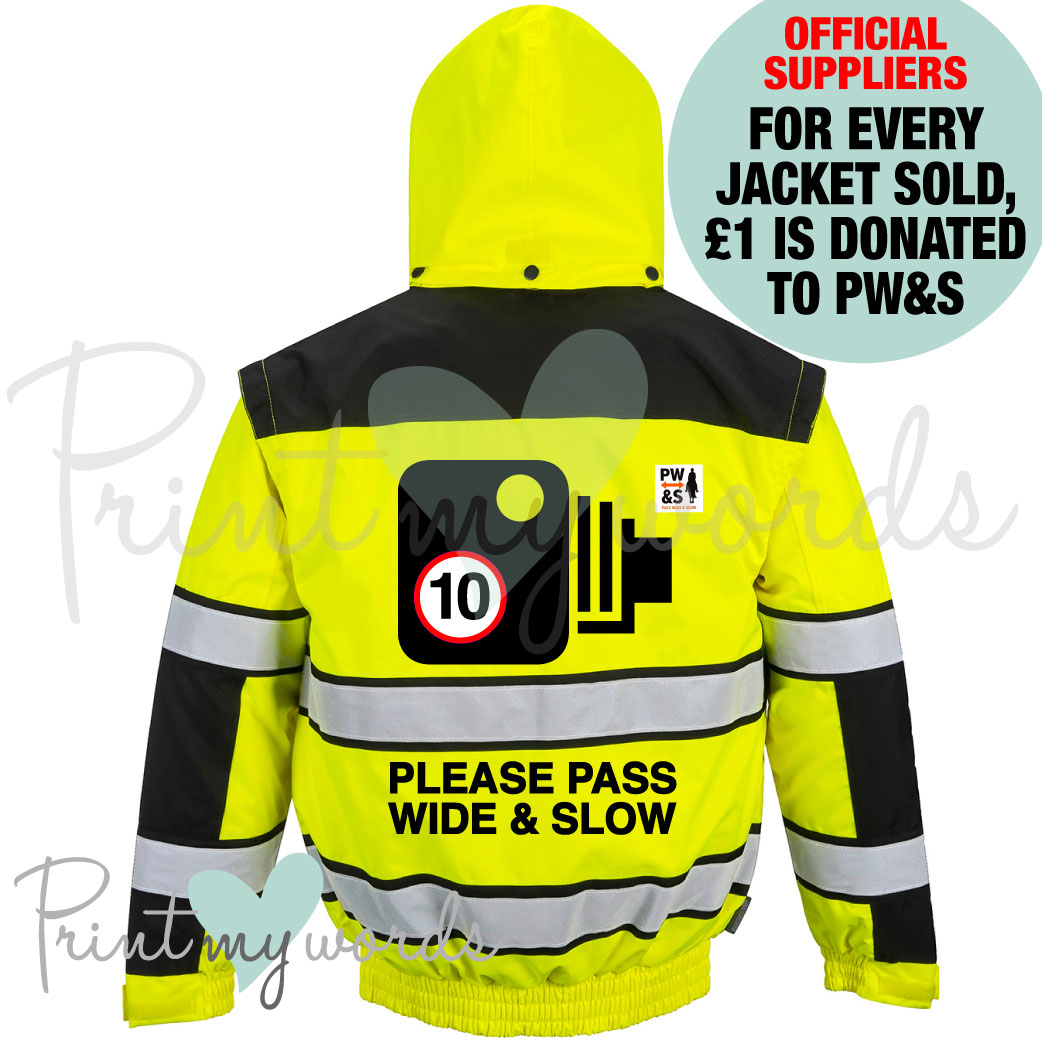 Official PW&S High Visibility Hi Vis Equestrian Reflective Bomber