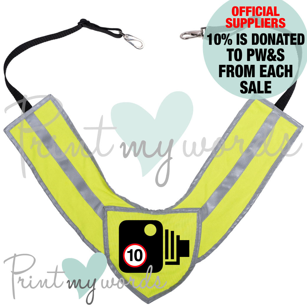 Official PW&S High Visibility Equestrian Reflective Horse Breastplate ...