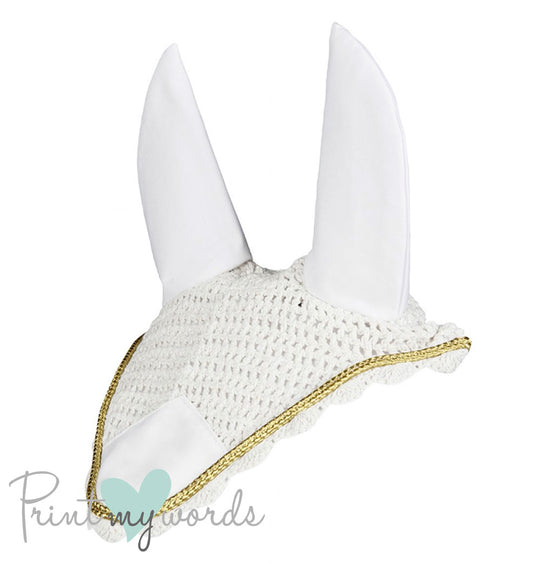 Plain Fly Veil Ear Bonnet