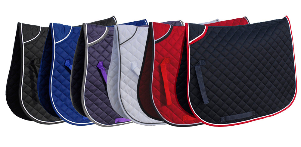 Personalised Equestrian Saddlecloth Saddle Pad - Standard Design