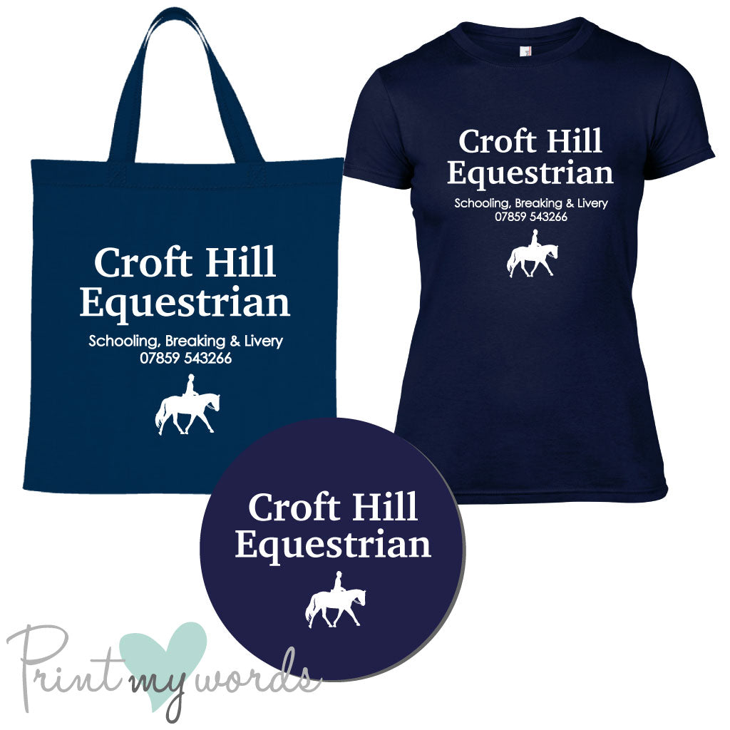 'Bexley' Ladies Personalised Matching Equestrian Set - Business Design