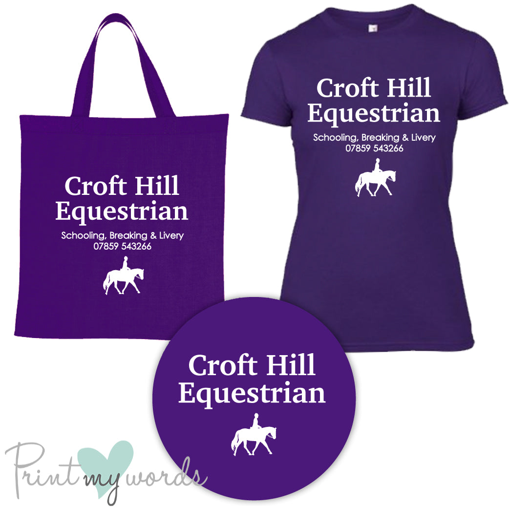 'Bexley' Ladies Personalised Matching Equestrian Set - Business Design