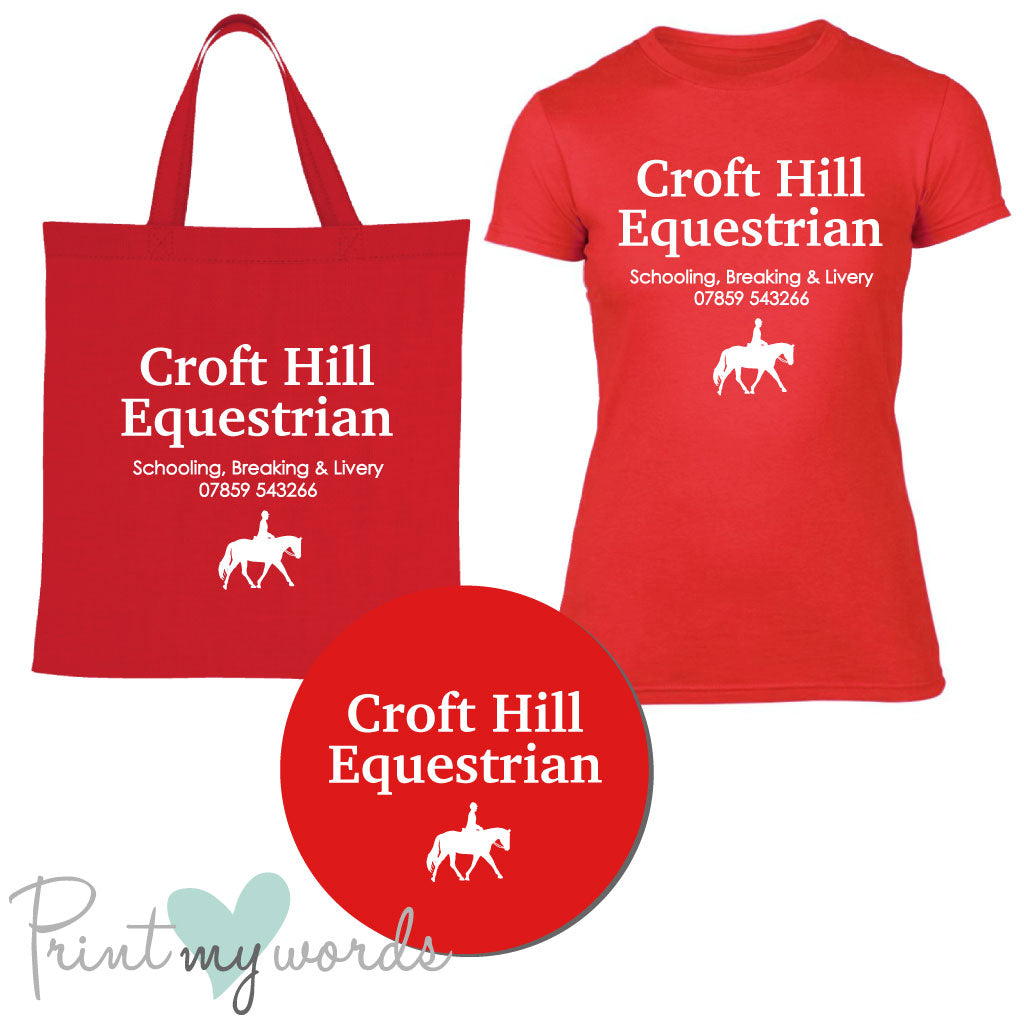 'Bexley' Ladies Personalised Matching Equestrian Set - Business Design