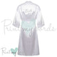 Personalised Satin Wedding Bridal Robe Dressing Gown - Bride