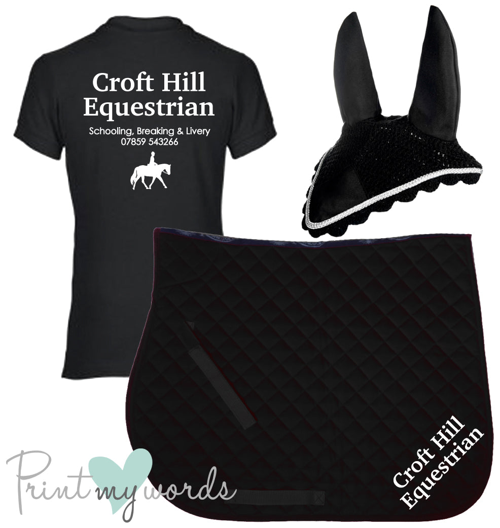 'Cora' Ladies Personalised Matching Equestrian Set - Business Design