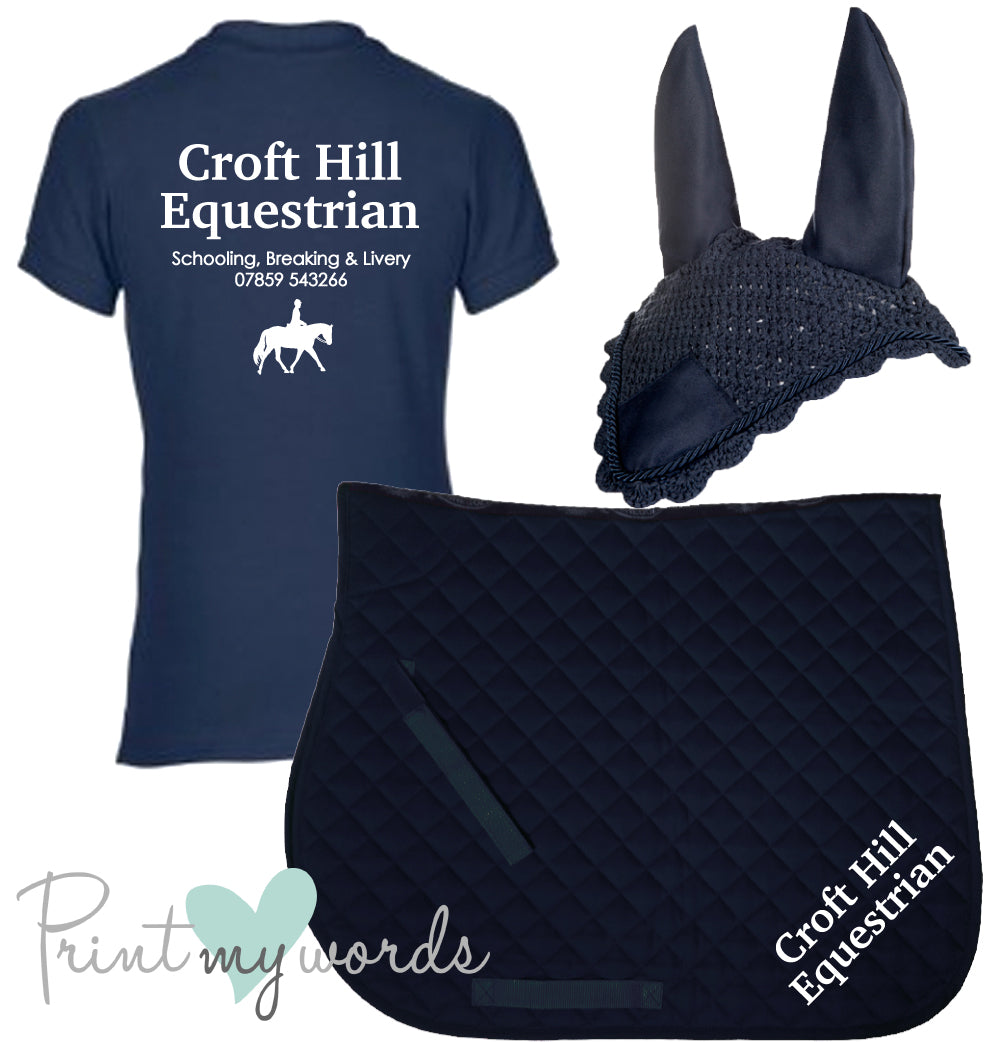 'Cora' Ladies Personalised Matching Equestrian Set - Business Design