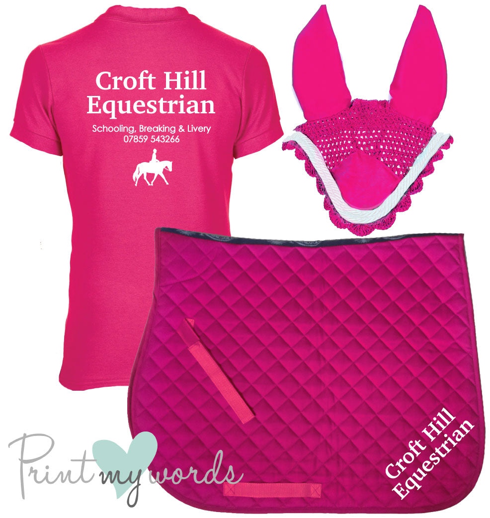 'Cora' Ladies Personalised Matching Equestrian Set - Business Design