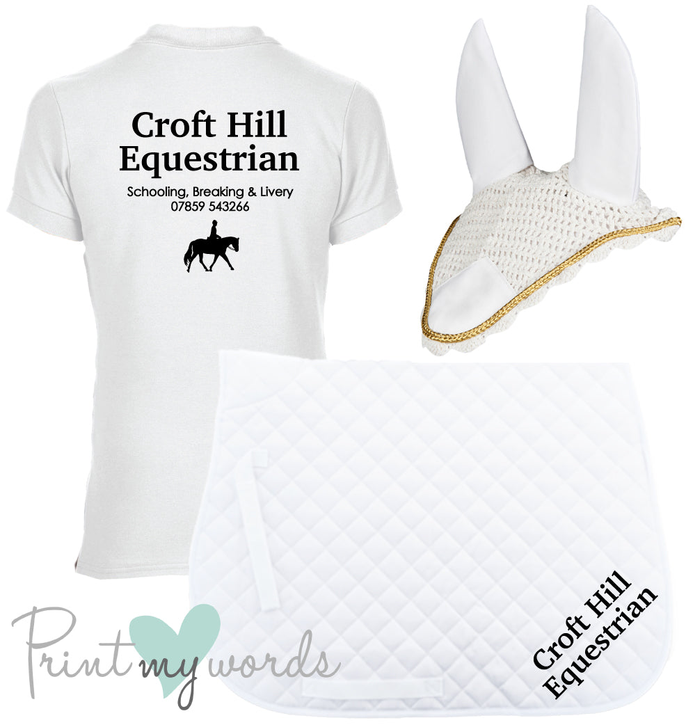 'Cora' Ladies Personalised Matching Equestrian Set - Business Design