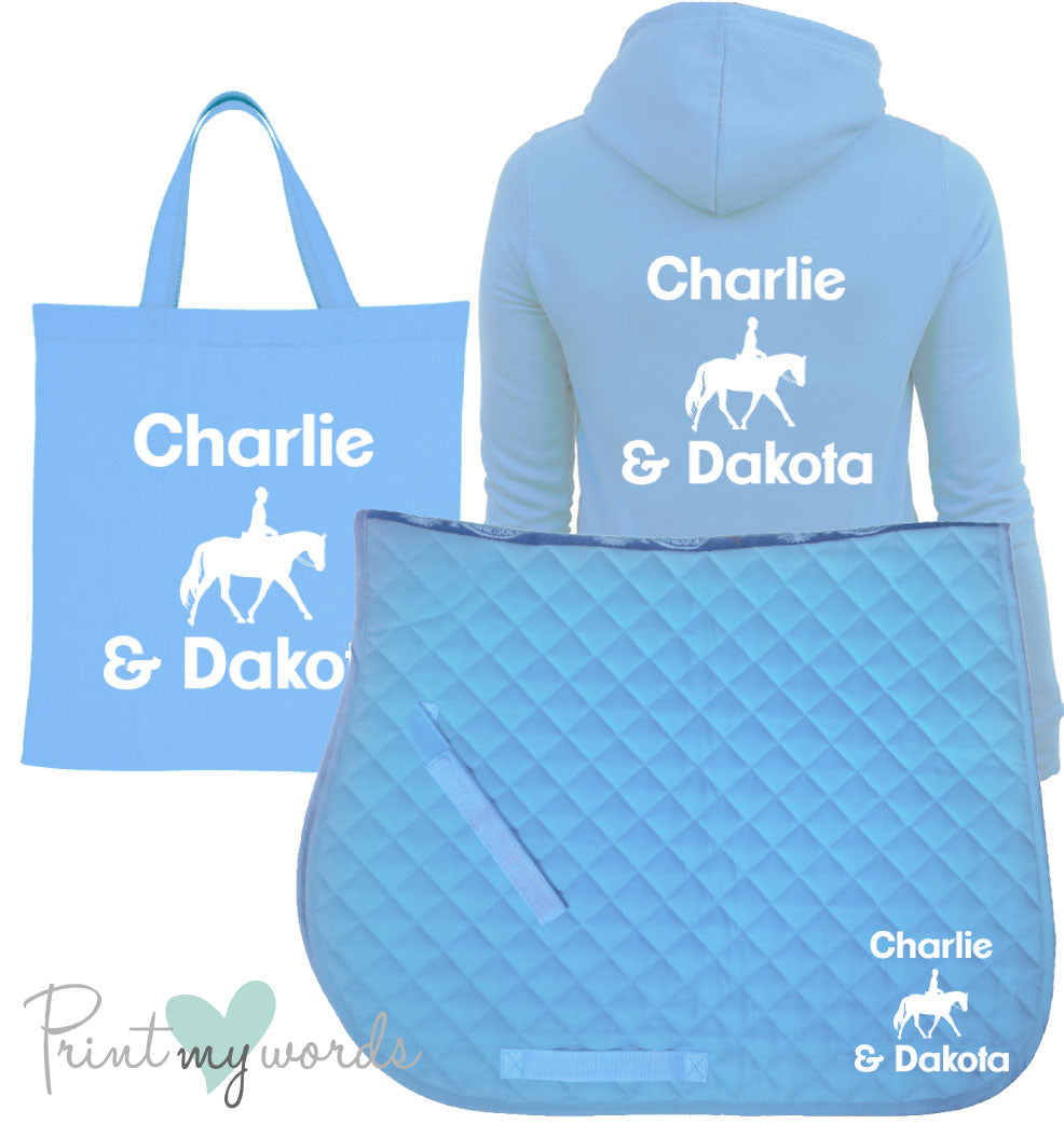 'Dolly' Children's Personalised Matching Equestrian Set - Dressage Design