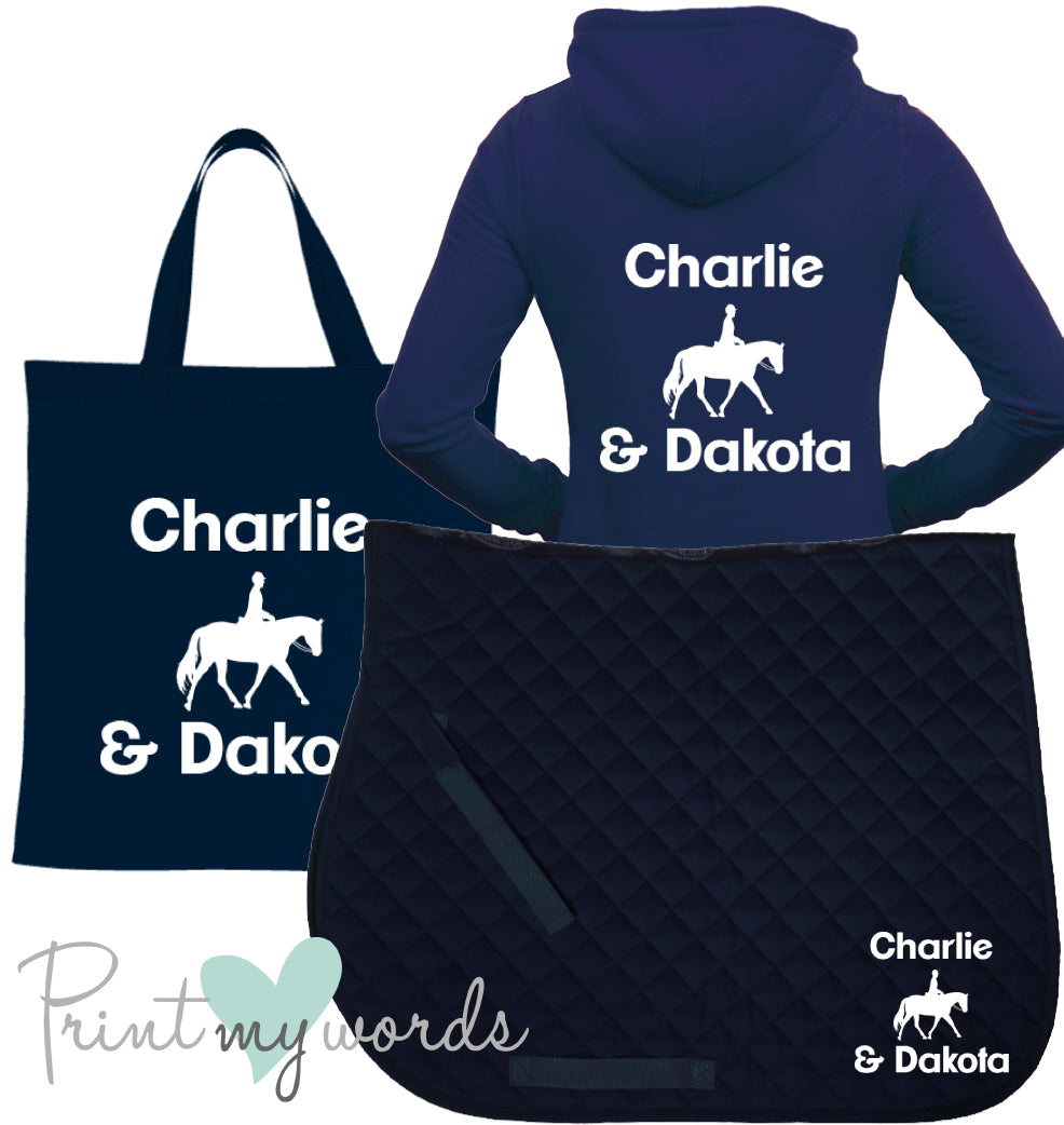 'Dolly' Children's Personalised Matching Equestrian Set - Dressage Design