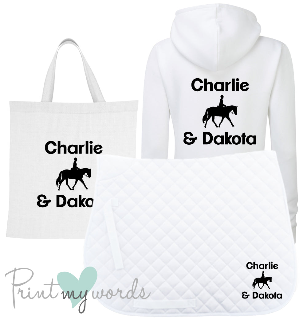 'Dolly' Children's Personalised Matching Equestrian Set - Dressage Design