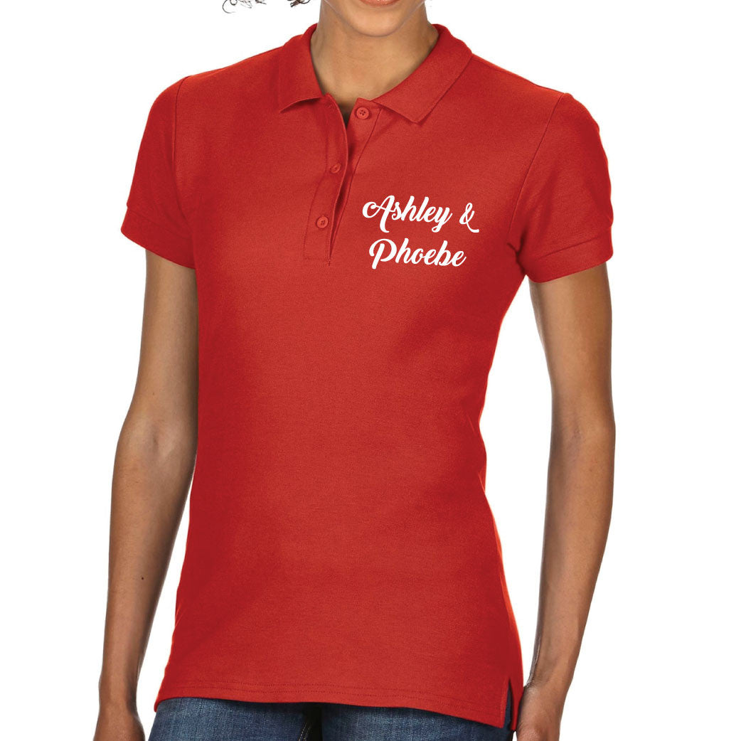 Elegant Fully Personalised Equestrian Polo Shirt