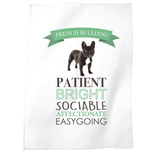 French Bulldog Dog Tea Towel