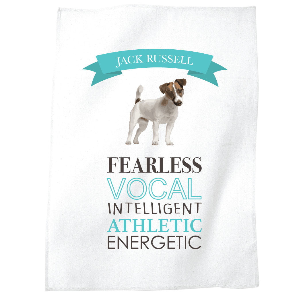 Jack Russell Dog Tea Towel