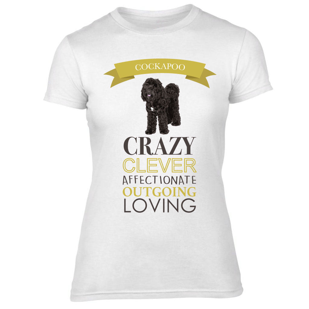 Ladies Cockerpoo Dog Breed T-Shirt