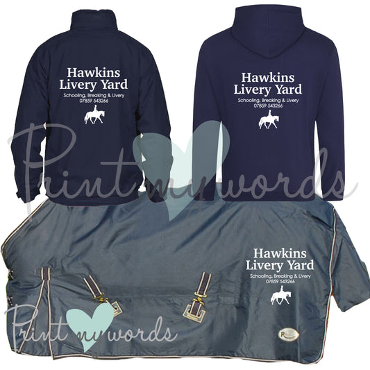 'Maisy' Ladies Personalised Matching Equestrian Set - Business Design