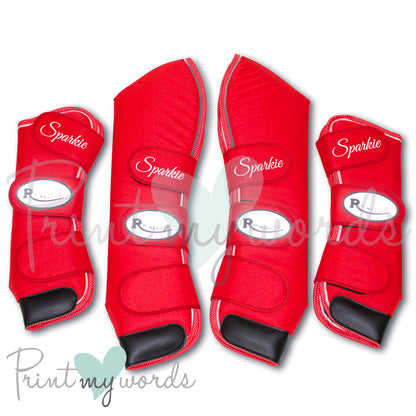 Personalised Full Length Travel Boots - Scroll Design