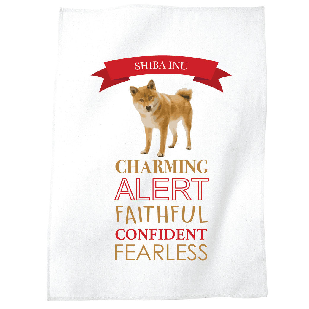 Shiba Inu Dog Tea Towel