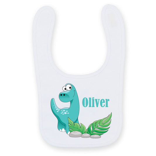 Personalised Dinosaur Bib