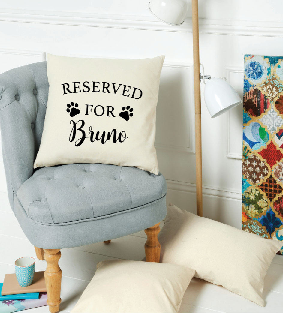 Personalised dog cushion cover best sale