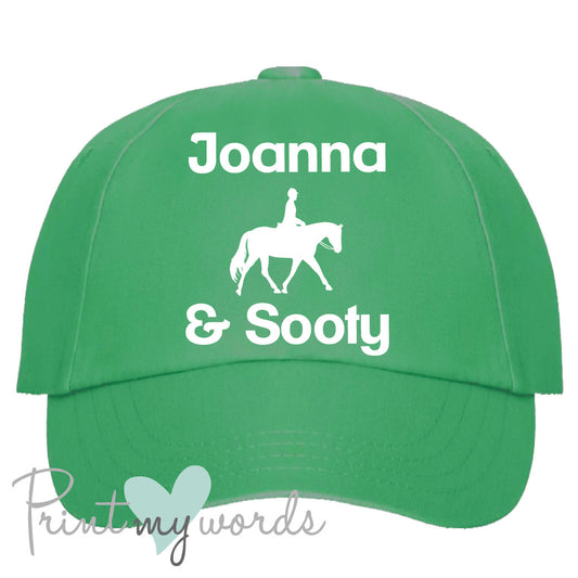 Ladies Personalised Dressage Equestrian Cap