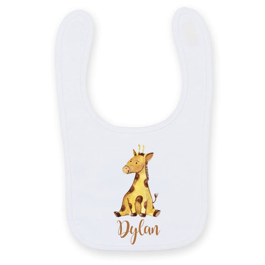 Personalised Giraffe Bib