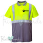 Personalised Hi Vis Workwear Two Tone Polo Shirt