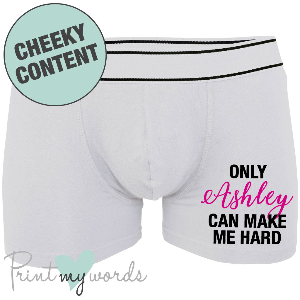 Personalised Boxer BRIEFS PARTY HUSBAND Funny Birthday Wedding