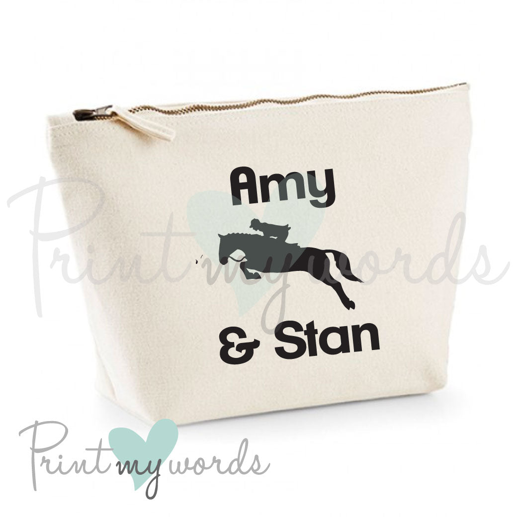 Personalised Jumping Plaiting Bands Pouch