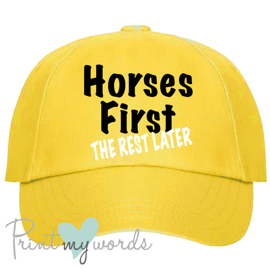 Ladies The Rest Later Equestrian Cap