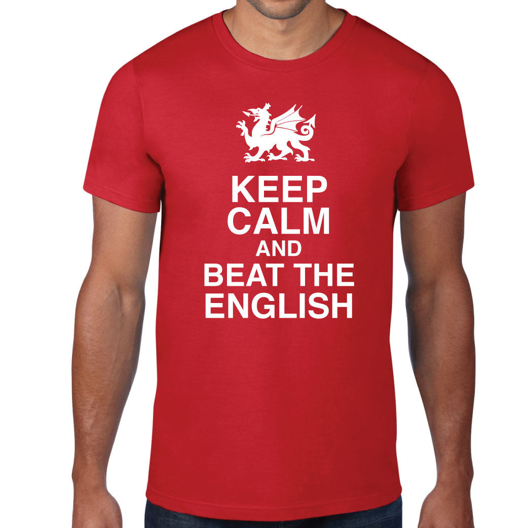 Men's Welsh Rugby Keep Calm T-Shirt