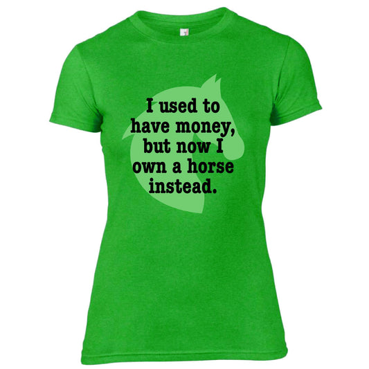 I Used to Have Money Funny Equestrian T-shirt