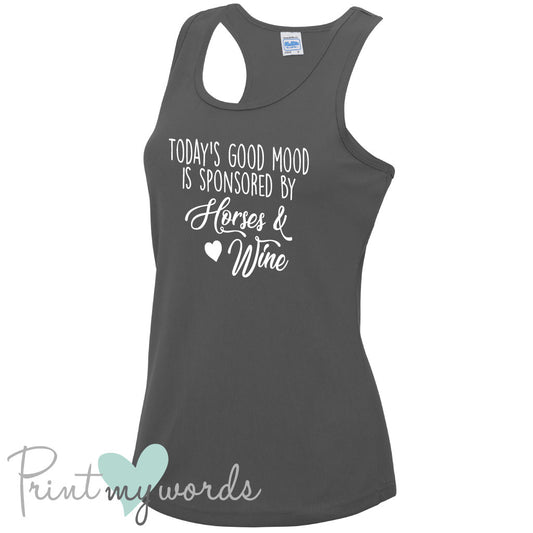 Ladies Today's Good Mood Equestrian Vest Top