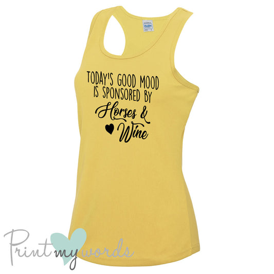 Ladies Today's Good Mood Equestrian Vest Top