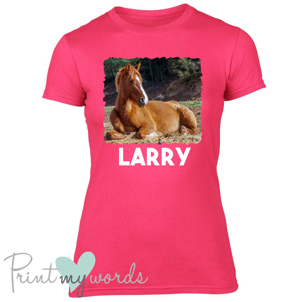 Personalised Photo Equestrian T-shirt