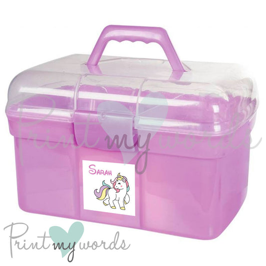 Personalised 6 Piece Grooming Box - Unicorn Design