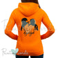 Personalised Rearing Horses Equestrian Hoodie