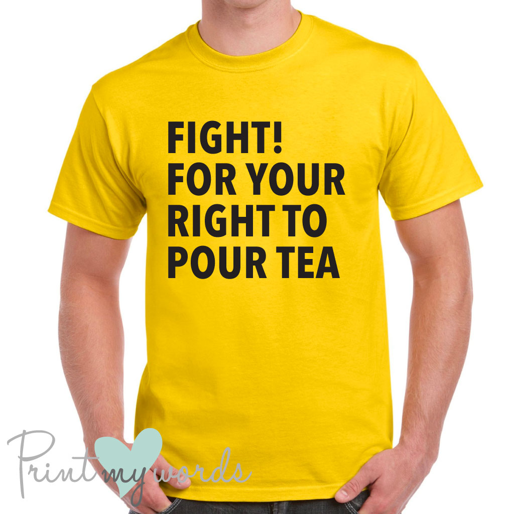 Men's Pour Tea Funny T-Shirt