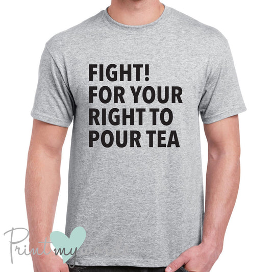 Men's Pour Tea Funny T-Shirt