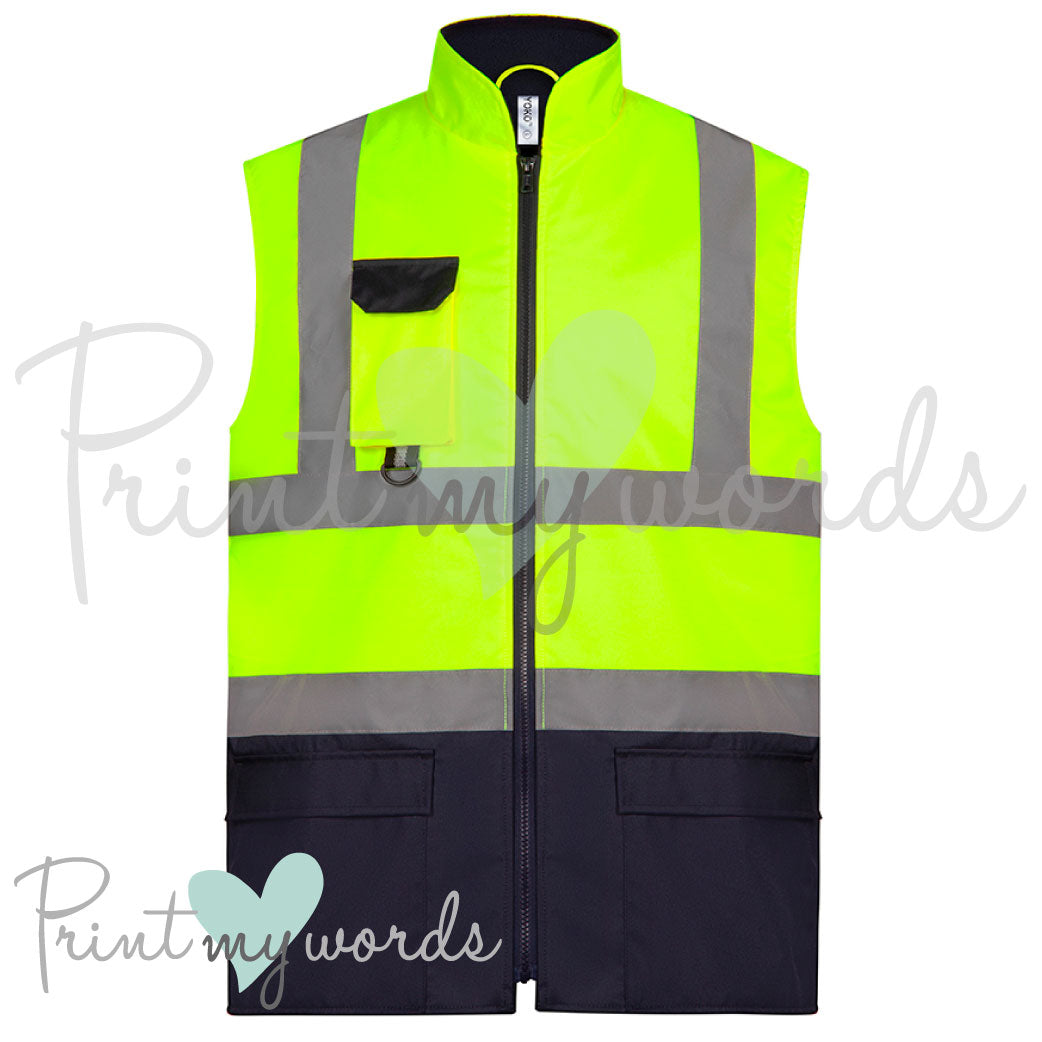 High Visibility Hi Vis Equestrian Reflective Waterproof Jacket Body Warmer CAMERA RECORDING, MAX 10, 2M